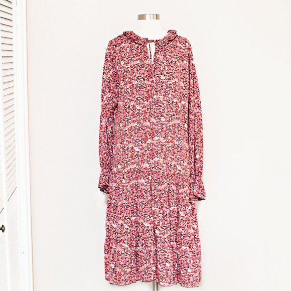 Anthropologie Dresses & Skirts - OPT Anthropologie Floral Boho Midi Dress S